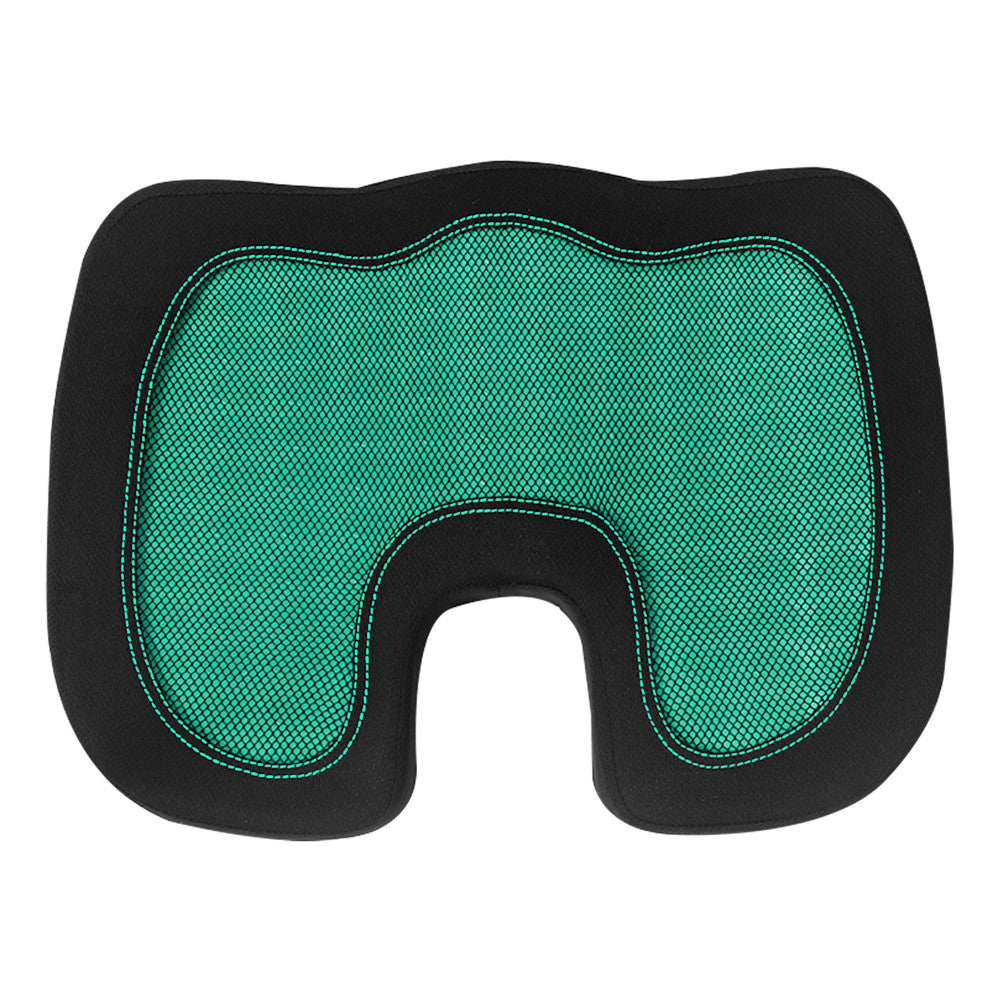 Ergonomic Cooling Gel Car Seat Cushion Green