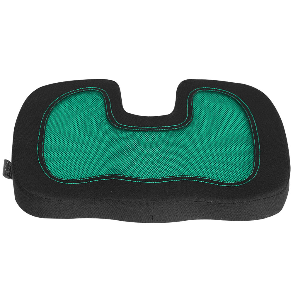 Ergonomic Cooling Gel Car Seat Cushion Green