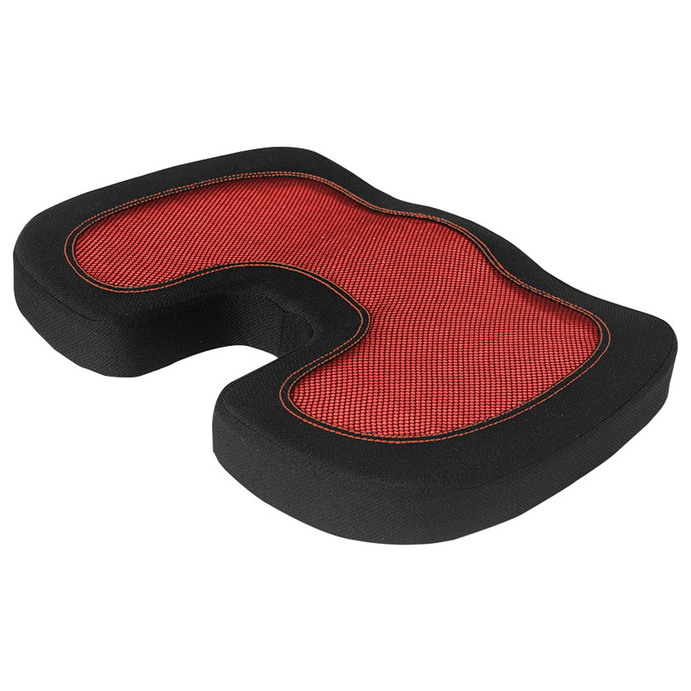 Ergonomic Cooling Gel Car Seat Cushion Red