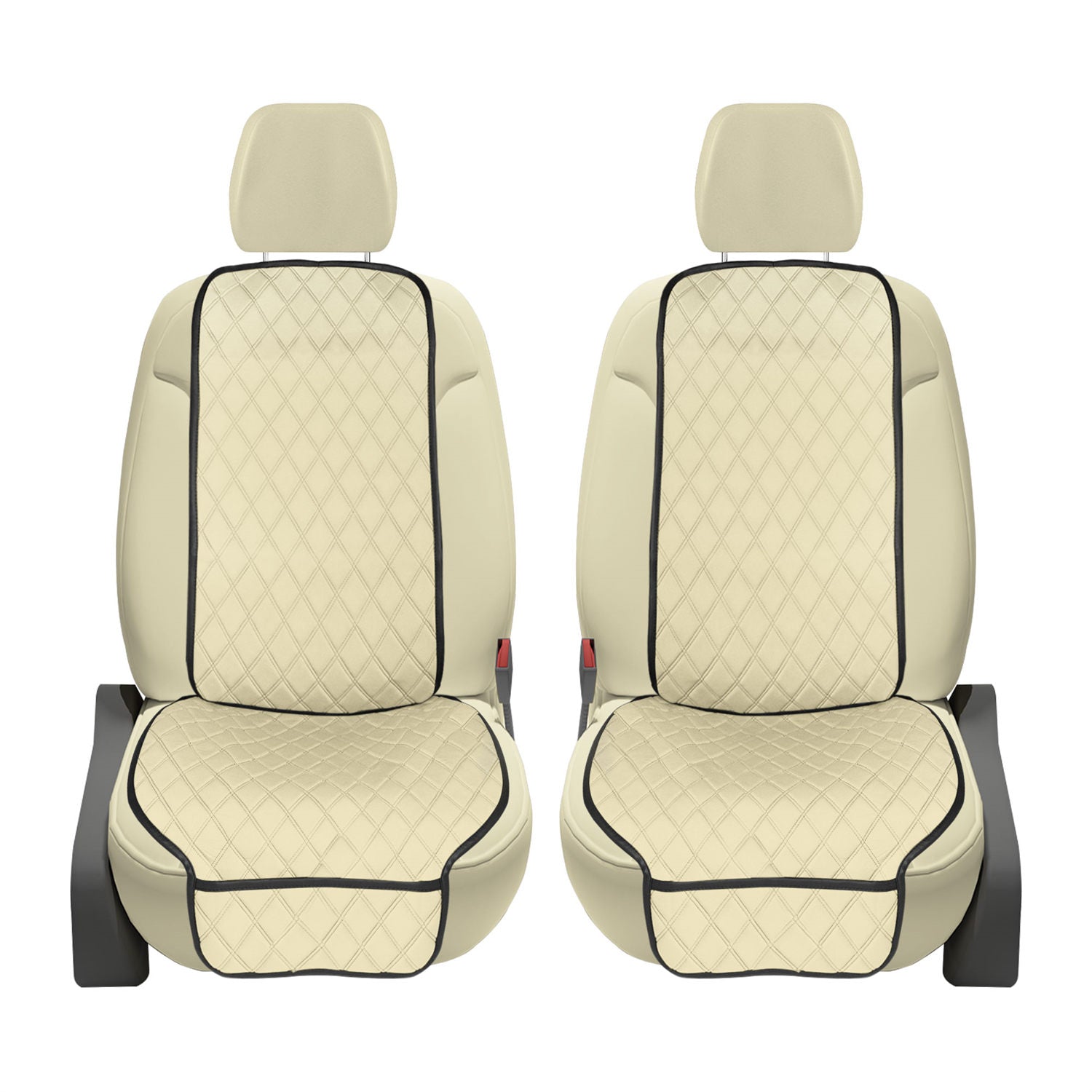 NeoSupreme Seat Protectors - Front Set - 2pc Solid Beige