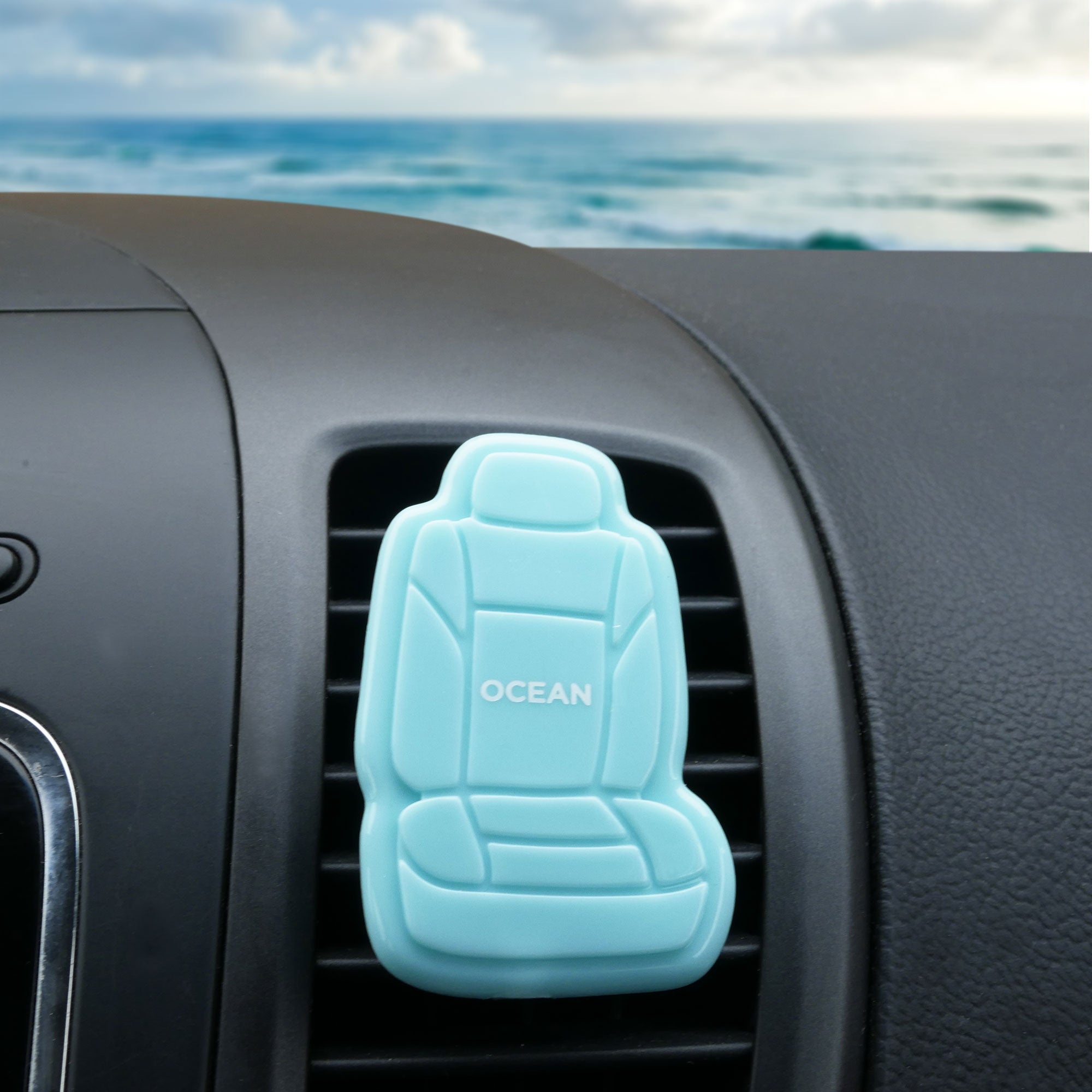 Clip On 3D Air Freshener- 1PK Light Blue