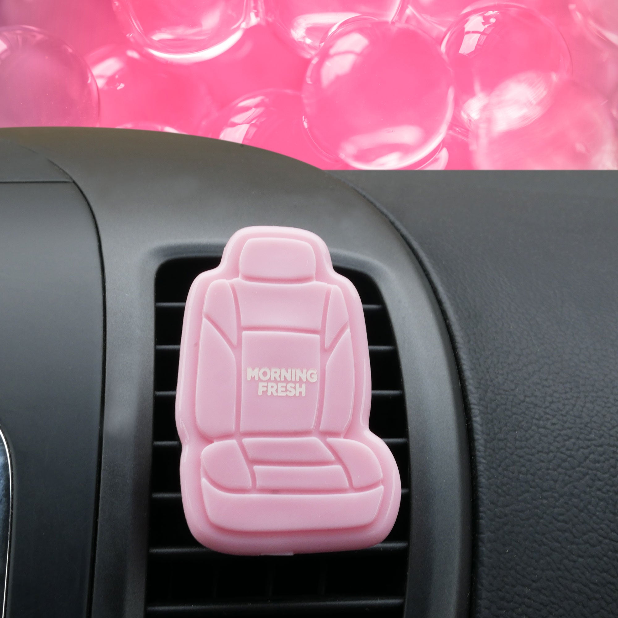 Clip On 3D Air Freshener- 1PK Pink