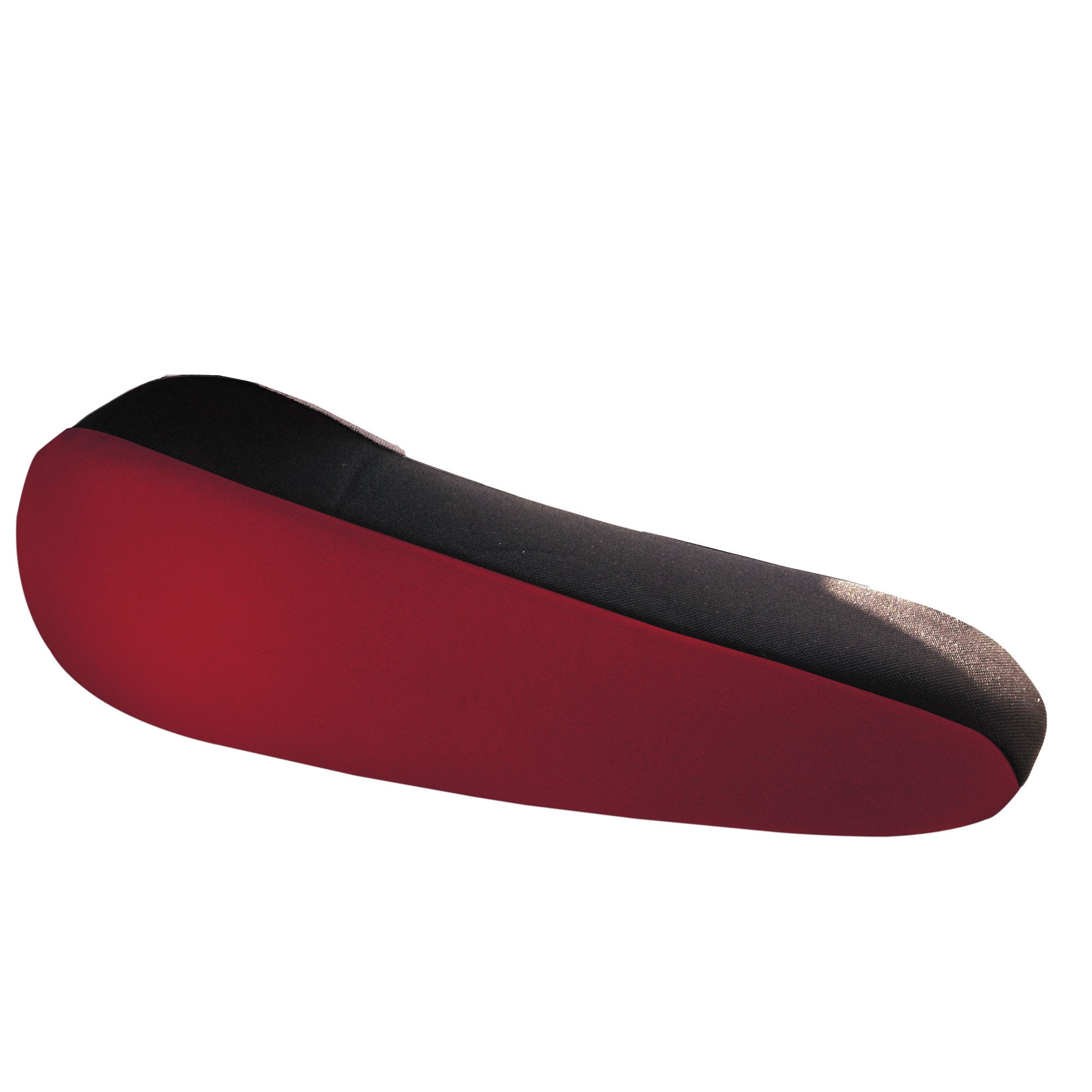 Flat Cloth Fabric Armrest Covers - One Pair Burgundy