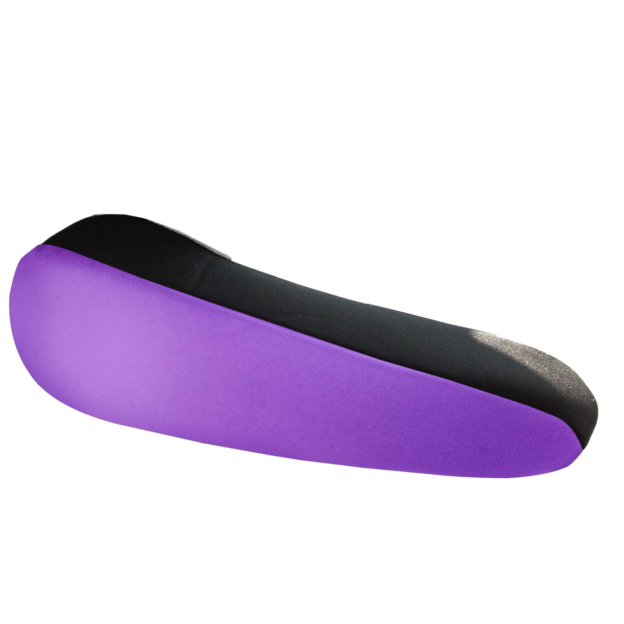 Flat Cloth Fabric Armrest Covers - One Pair Purple