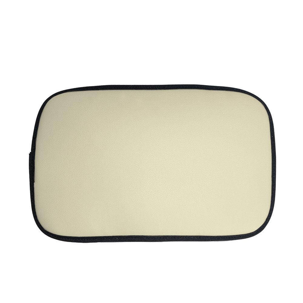 Luxe Faux Leather Center Console Pad Beige