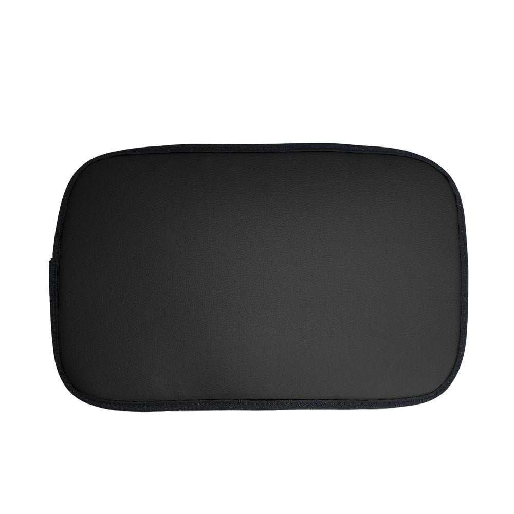 Luxe Faux Leather Center Console Pad Black