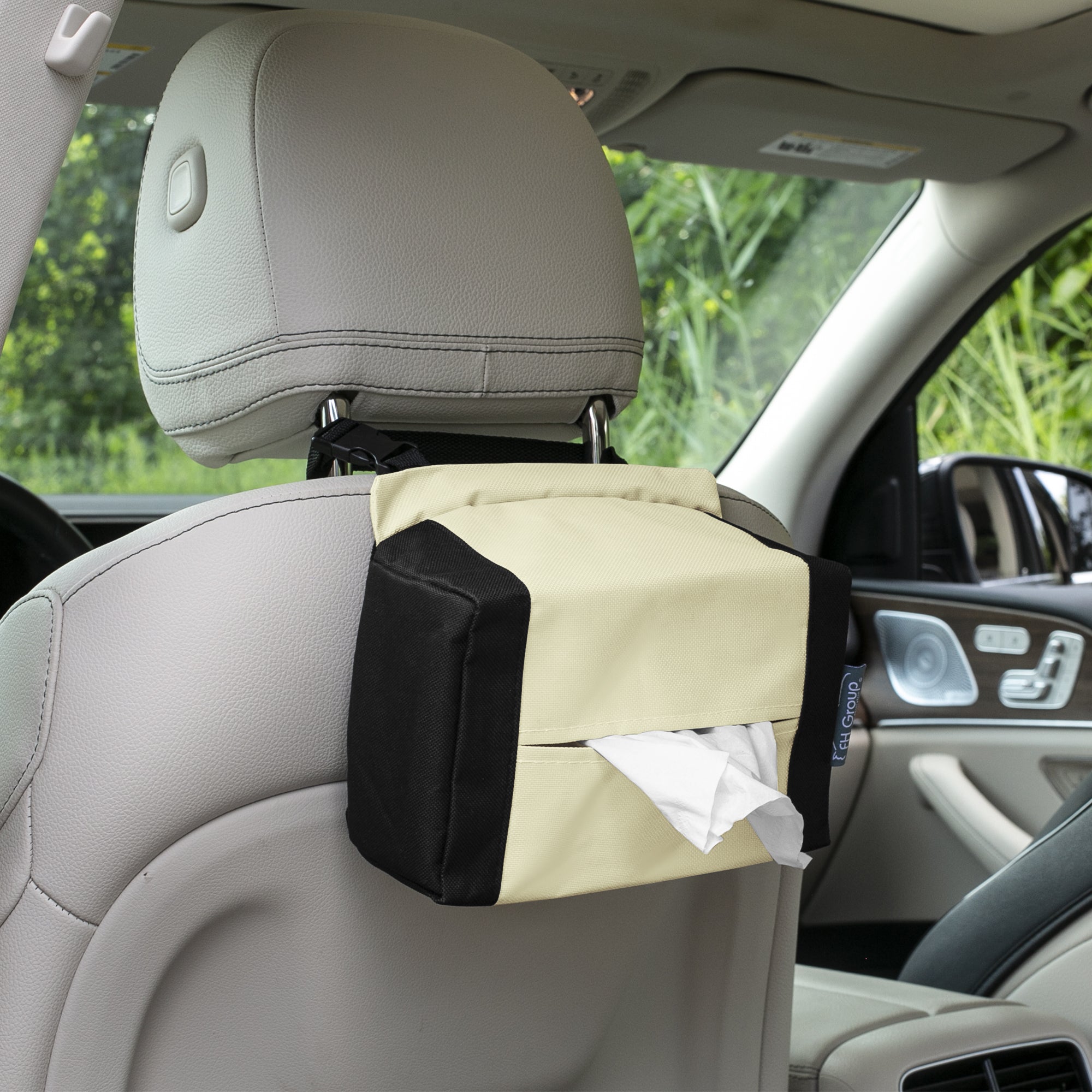 E-Z Travel Tissue Dispenser for Cars Beige