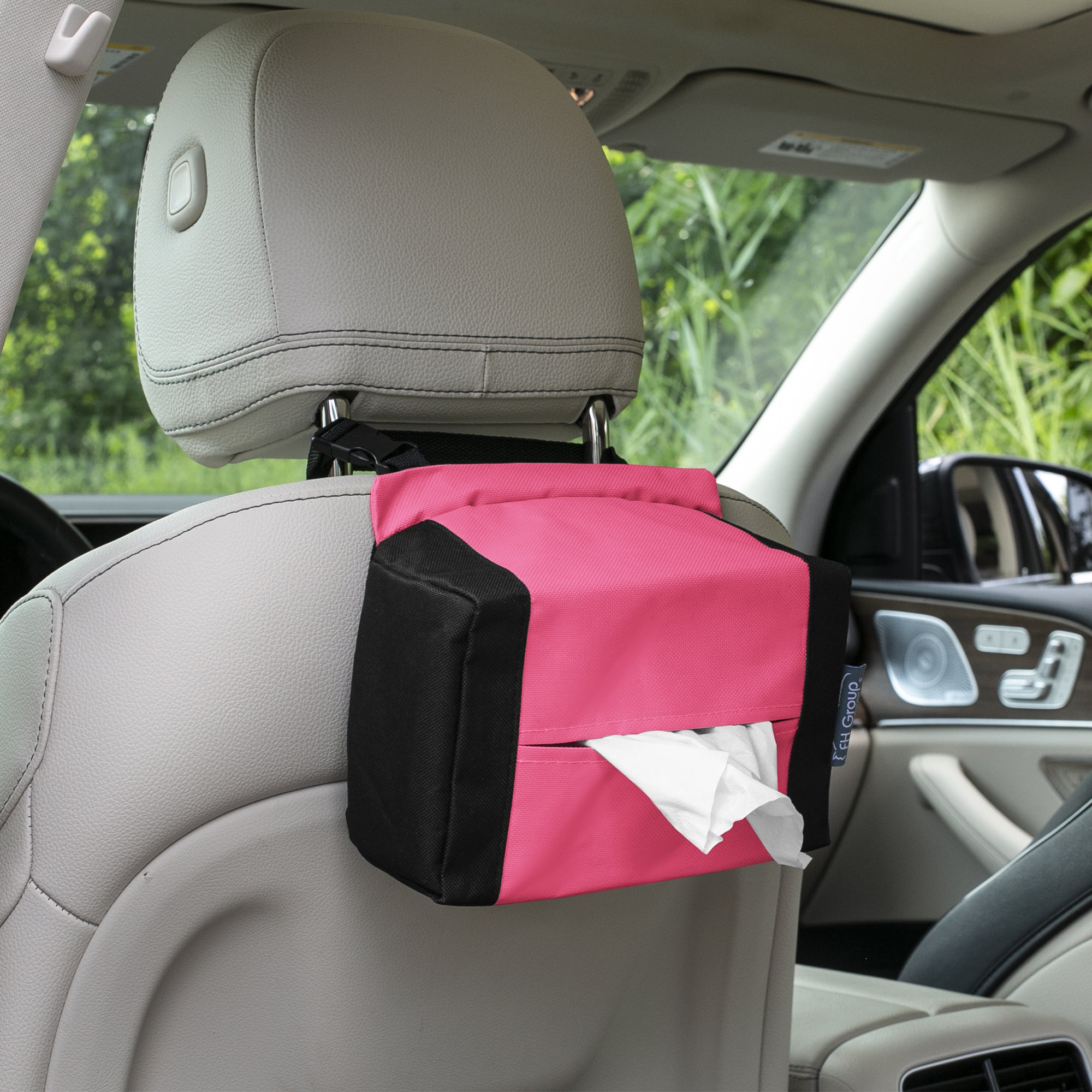 E-Z Travel Tissue Dispenser for Cars Pink