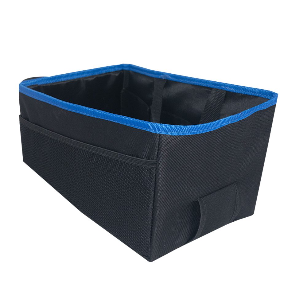 E-Z Travel Multi-Use Tote Car Organizer with Cup Holders Blue